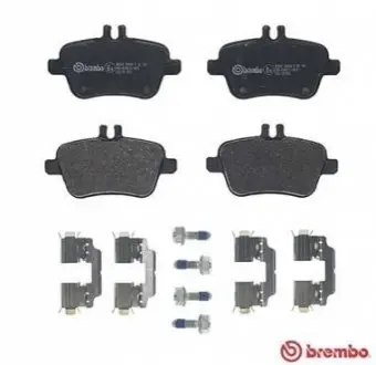 Комплект тормозных колодок задний BREMBO P50140