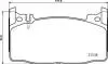 Комплект гальмівних колодок передн, MERCEDES S (V223), S (W222, V222, X222) 2.9D-6.0 02.14 BREMBO (P50143) зображення 1