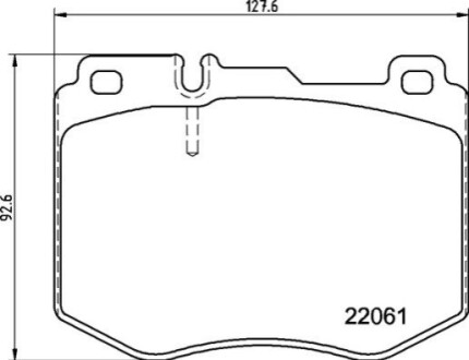 Гальмівні колодки BREMBO P50145 (фото 1)