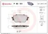 Фото Колодки тормозные дисковые (комплект 4 шт.)) BREMBO (P50151) изображение 1