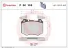Тормозные колодки дисковые BREMBO (P50 159) изображение 1