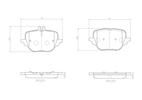 Автозапчастина BREMBO P50169 (фото 1)