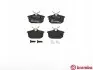 Комплект гальмівних колодок задн, VOLVO S40 I, V40 MITSUBISHI CARISMA, COLT, COLT CZC VI, COLT VI, SPACE STAR SMART FORFOUR 1.1-2.0D 05.95-06.12 BREMBO (P54023) зображення 1