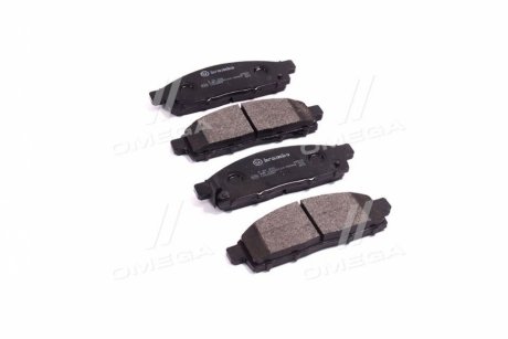 Колодки тормозные дисковые передние, Mitsubishi L200, Pajero Sport 05- - P54 038 (4605A284, 4605A198, MZ690356) BREMBO P54038