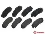 Тормозные колодки, дисковый тормоз.) BREMBO (P54043) изображение 1