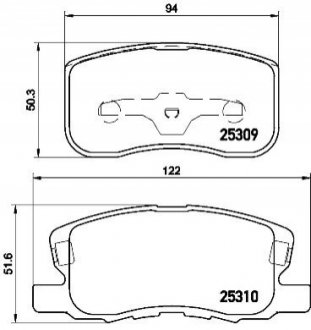 Автозапчастина BREMBO P54046