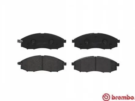 Комплект гальмівних колодок передн, NISSAN NAVARA, NP300, PICK UP 2.4/2.5D/3.2D 02.97 BREMBO P56049