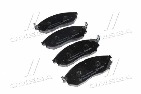 Гальмівні колодки дискові - P56 058 (410600023R, 410603072R, 41060AR090) BREMBO P56058