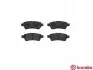 Фото Комплект гальмівних колодок задн, NISSAN NAVARA NP300, PATHFINDER III, XTERRA 2.5D/3.0D/4.0 10.04 BREMBO (P56060) зображення 1
