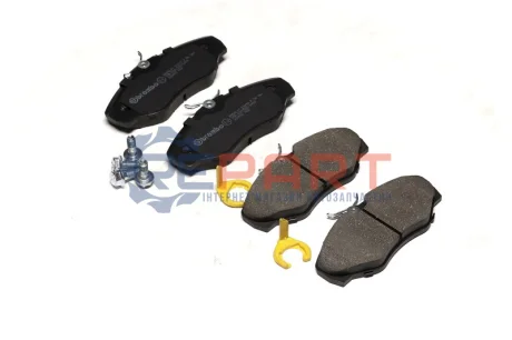 Колодки гальмівні (передні) Renault Trafic II/Opel Vivaro A/Nissan Primastar 01- BREMBO P56061 Купити в Україні