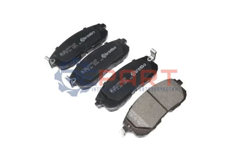 Колодки гальмівні (передні) Nissan Juke/ Pulsar/ Tiida 07- (Sumitomo) BREMBO P56065 Купити в Україні