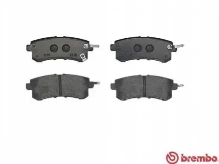 Комплект гальмівних колодок задн, INFINITI QX4, QX56, QX80 NISSAN PATROL VI 3.3/5.6 01.97 BREMBO P56082 Купити в Україні