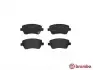 Фото Комплект гальмівних колодок передн, NISSAN MICRA III, MICRA IV, MICRA V, NOTE 0.9-1.6 01.03 BREMBO (P56086) зображення 1
