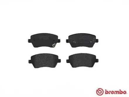 Комплект гальмівних колодок передн, NISSAN MICRA III, MICRA IV, MICRA V, NOTE 0.9-1.6 01.03 BREMBO P56086 Купити в Україні