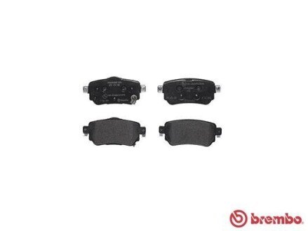 Тормозные колодки дисковые BREMBO P56098