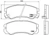 Комплект гальмівних колодок передн, ISUZU RODEO, TROOPER II, TROOPER III OPEL FRONTERA A, FRONTERA A SPORT, FRONTERA B, MONTEREY A, MONTEREY B 2.0-3.5 08.91-08.04 BREMBO (P59020) зображення 1
