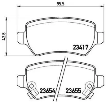 Тормозные колодки, тюнинг BREMBO P59038X