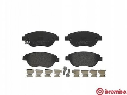 Тормозные колодки, дисковый тормоз.) BREMBO P59052 (фото 1)