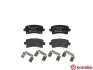 Комплект гальмівних колодок задн, CHEVROLET MALIBU OPEL INSIGNIA A, INSIGNIA A COUNTRY SAAB 9-5 1.4-2.8 07.08 BREMBO (P59060) зображення 1