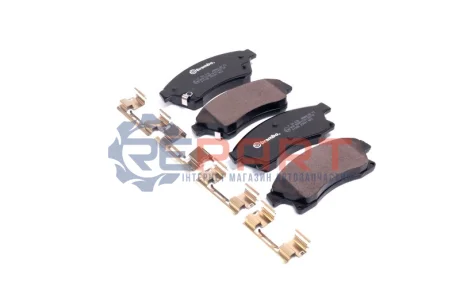 Колодки гальмівні (передні) Chevrolet Aveo 11-/Opel Astra J 09- BREMBO P59076 Купити в Україні