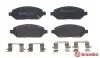 Комплект гальмівних колодок, дискове гальмо BREMBO (P59088) зображення 1