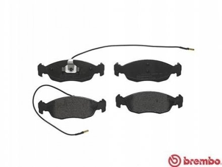 Тормозные колодки, дисковый тормоз.) BREMBO P61054