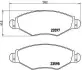 Тормозные колодки дисковые BREMBO (P61063) изображение 2