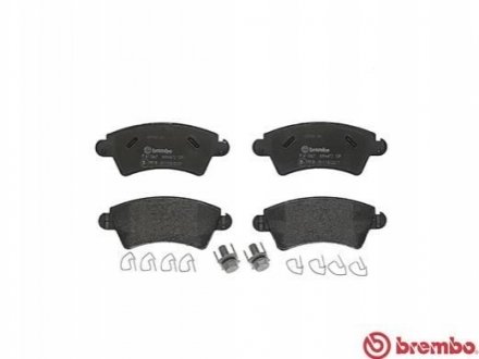 Тормозные колодки, дисковый тормоз.) BREMBO P61067 (фото 1)