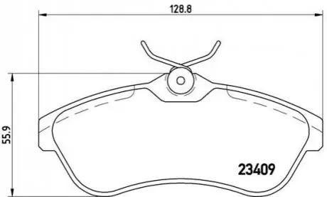 Автозапчасть BREMBO P61075X