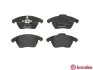 Комплект гальмівних колодок передн, AUDI A1 CITROEN C4, C4 I PEUGEOT 207, 208, 208 I, 3008, 3008 I, 307, 308, 308 I, RCZ SEAT IBIZA IV, IBIZA IV SC, IBIZA IV ST 1.0-Electric 10.03-05.22 BREMBO (P61076) зображення 1