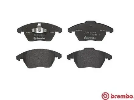 Комплект гальмівних колодок передн, AUDI A1 CITROEN C4, C4 I PEUGEOT 207, 208, 208 I, 3008, 3008 I, 307, 308, 308 I, RCZ SEAT IBIZA IV, IBIZA IV SC, IBIZA IV ST 1.0-Electric 10.03-05.22 BREMBO P61076