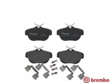Комплект гальмівних колодок задн, CITROEN C6 2.2D-3.0D 09.05-12.12 BREMBO P61087