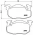 Комплект гальмівних колодок передн, CITROEN SAXO PEUGEOT 106 I, 106 II, 405 I, 405 II 1.0-Electric 07.88-07.04 BREMBO (P61097) зображення 1
