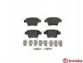 Тормозные колодки, дисковый тормоз.) BREMBO (P61100) изображение 1