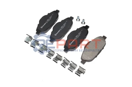 Тормозные колодки дисковые BREMBO P61101