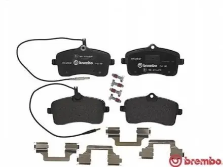 Комплект гальмівних колодок передн, PEUGEOT 407 1.6D-2.0D 03.04-02.11 BREMBO P61109
