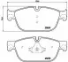 Тормозные колодки C5 DS5 P508 BREMBO (P61115) изображение 2