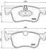 Комплект гальмівних колодок передн, CITROEN BERLINGO, C4 GRAND PICASSO II, C4 PICASSO I, C4 PICASSO II, C4 SPACETOURER, GRAND C4 SPACETOURER FIAT DOBLO OPEL COMBO 1.2-Electric 07.08 BREMBO (P61116) зображення 1