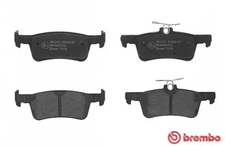 Комплект тормозных колодок BREMBO P61126