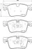 Фото Комплект гальмівних колодок передн, CITROEN C4 GRAND PICASSO II, C4 PICASSO II, C4 SPACETOURER, GRAND C4 SPACETOURER PEUGEOT 308, 308 II TOYOTA PROACE CITY VERSO 1.2-2.0D 02.13 BREMBO (P61127) зображення 1