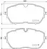 Комплект гальмівних колодок передн, DS DS 4 II, DS 7, DS 9 CITROEN C5 AIRCROSS, C5 X OPEL ASTRA L, GRANDLAND / GRANDLAND X PEUGEOT 3008 II, 308, 308 II, 308 III, 408 II 1.2-Electric 09.13 BREMBO (P61128) зображення 1