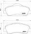 Klocki ham. P308 II.. BREMBO (P61138) изображение 1