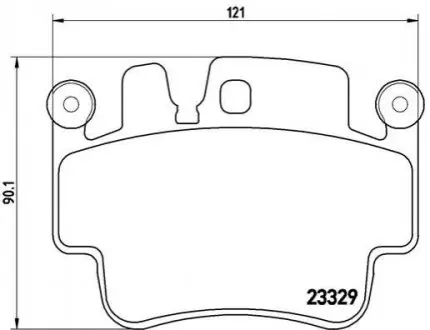 Тормозные колодки, дисковый тормоз.) BREMBO P65009