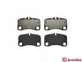 Комплект гальмівних колодок задн, PORSCHE 911, 911 TARGA 3.6/3.8/4.0 03.06-12.12 BREMBO (P65013) зображення 1