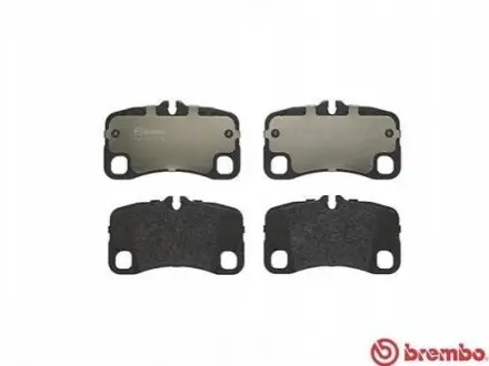 Комплект гальмівних колодок задн, PORSCHE 911, 911 TARGA 3.6/3.8/4.0 03.06-12.12 BREMBO P65013