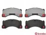 Комплект гальмівних колодок передн, PORSCHE CAYENNE, PANAMERA, PANAMERA SPORT TURISMO, TAYCAN, TAYCAN SPORT TURISMO VW TOUAREG 2.9-Electric 05.02 BREMBO (P65017) зображення 1