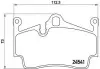 Комплект гальмівних колодок задн, PORSCHE 718 BOXSTER, 718 BOXSTER SPYDER, 718 CAYMAN, BOXSTER, BOXSTER SPYDER, CAYMAN 2.0-4.0 11.04 BREMBO (P65028) зображення 1