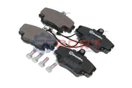 Комплект гальмівних колодок (передніх) Dacia Logan 04-/Renault 21/Peugeot 205/309 (замінено на 0 986 467 720) BREMBO P68008 Купити в Україні