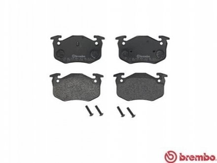 Тормозные колодки, дисковый тормоз.) BREMBO P68018 (фото 1)