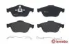 Комплект гальмівних колодок передн, RENAULT LAGUNA II, SCENIC I, SCENIC II 1.6-3.0 06.00-11.08 BREMBO (P68030) зображення 1